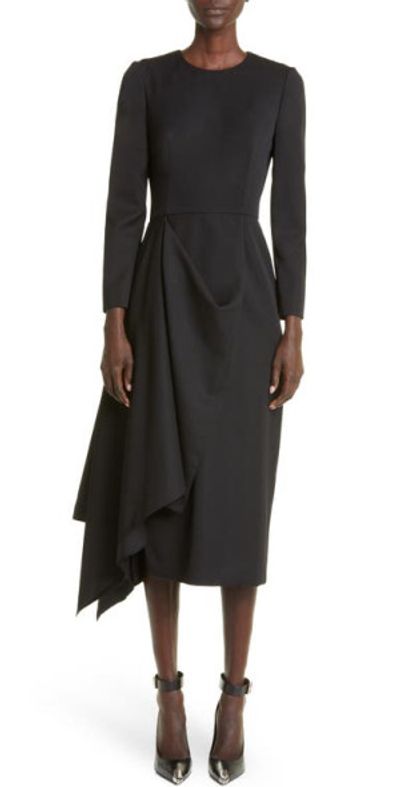 alexander mcqueen long black dress Alexander McQueen Fall 1998 'Joan' Maxi Dress – Sweet Disorder Vintage main image 1