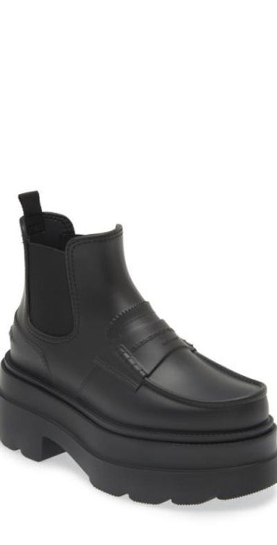 Alexander Wang Alexander Wang Carter Chelsea Rain Boot in Black at Nordstrom, Size 5Us