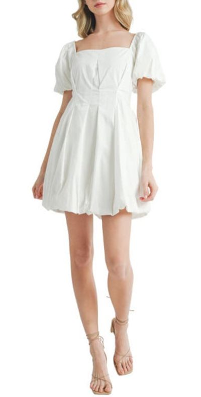 white knit dresses Aerin Knit Dress - Cream