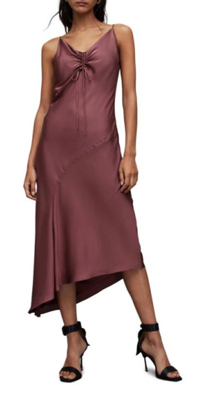 old bridesmaid dresses Elegant Mulberry Purple One-shoulder Lace Top Mermaid Long Bridesmaid   SposaBridal