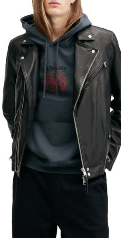Jacket Outfit Ideas Slink Jeans Leather Moto Jacket AllSaints Clay