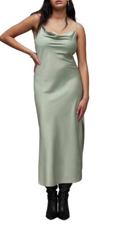 modcloth green velvet dress Fay main image 1