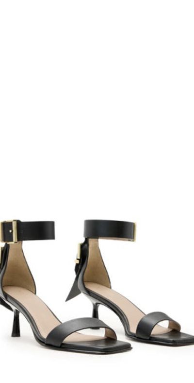 AllSaints AllSaints Noir Ankle Strap Sandal in Black at Nordstrom, Size 6Us