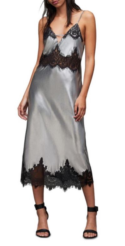 amanda uprichard dress black Amanda Uprichard Kahlo Cowl Midi Dress in Black main image 1