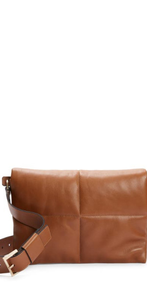 バッグ Santaku 6way grain leather shoulder bag ALLSAINTS Shoulder Bags