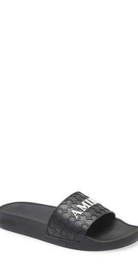 AMIRI AMIRI MA Quad Slide Sandal in Black at Nordstrom, Size 5Us