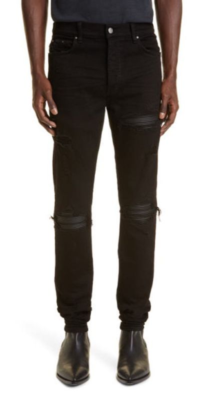 AMIRI AMIRI MX1 Ripped Jeans in Black