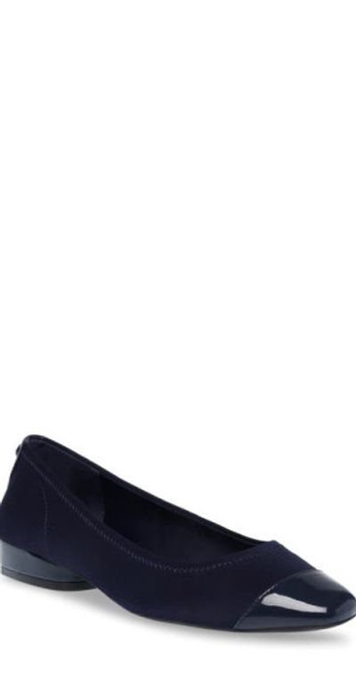 Anne Klein Anne Klein Carlie Flat in Navy at Nordstrom, Size 6