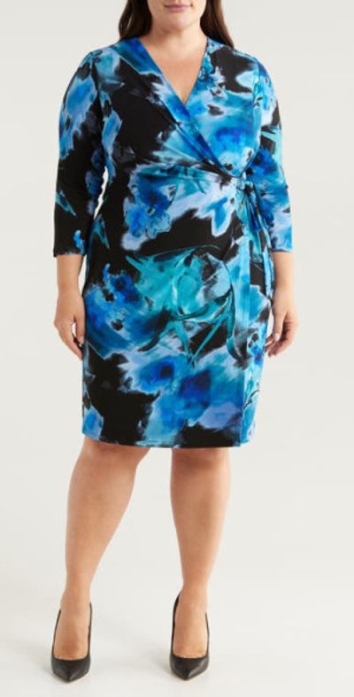 asos blue lace dress Rent Asos Design Lace Mini Dress With Ruffle Sleeve Detail And Contrast  Trims In Blue main image 1