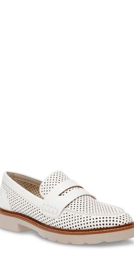 Anne Klein Anne Klein Elia Loafer in White at Nordstrom, Size 7