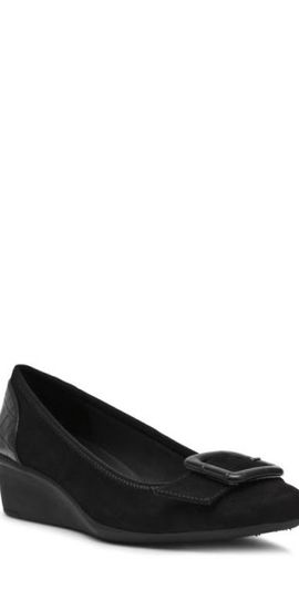 Anne Klein Anne Klein Wyatt Wedge Pump in Black at Nordstrom, Size 7