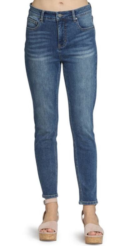 APNY APNY Ankle Skinny Jeans in Medium Indigo at Nordstrom, Size 2