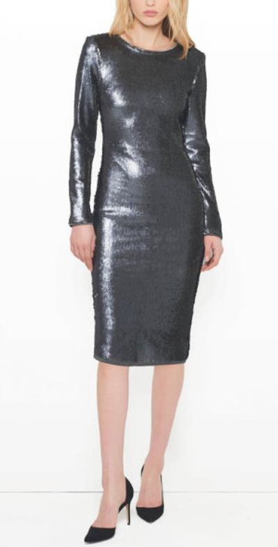 AS by DF AS by DF Lullaby Sequin Dress in Gunmetal Sequin at Nordstrom, Size X-Small