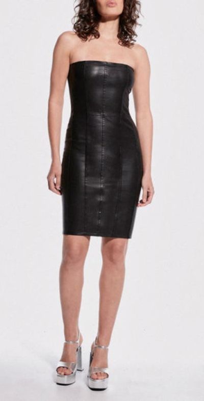 AS by DF AS by DF Revenge Stretch Leather Dress in Black at Nordstrom, Size X-Small