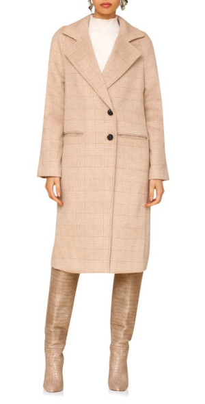 Avec les filles faux mink walker coat store