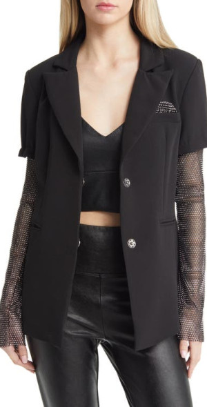 Pin Striped Blazer by Cecile Wang