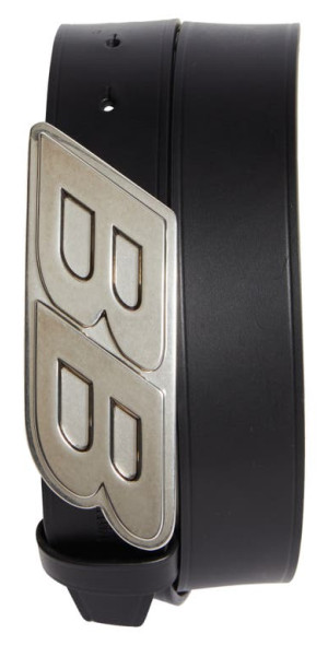 Balenciaga - BB Moto Logo Buckle Leather Belt in Black at Nordstrom