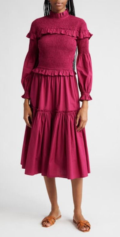 strapless open back dress Cerise Pink Occasion Dress main image 1