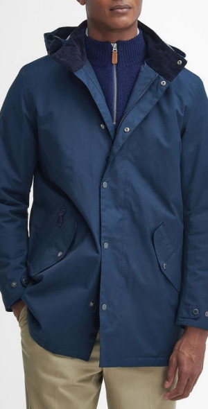 Barbour - Chelsea Waterproof Jacket in Navy/Blue Granite Tartan at