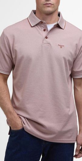Barbour Barbour Heydon Performance Polo in Dark Rust at Nordstrom, Size Small
