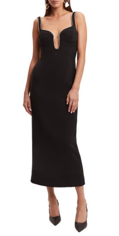 bardot black dress nordstrom Zapaka Women Dark Green Strapless Homecoming Dress with Bow A Line Satin Short Cocktail Dress, Black / US4