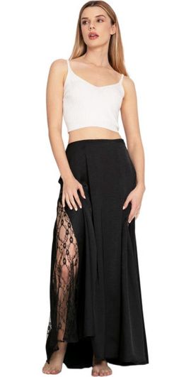 Belle & Bloom Belle & Bloom California Dreamin' Maxi Skirt in Black at Nordstrom, Size X-Small Au