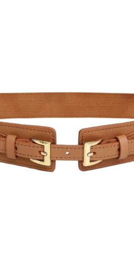 Belle & Bloom Belle & Bloom London Fog Leather Waist Belt in Brown at Nordstrom, Size X-Small