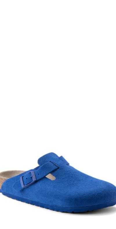 Birkenstock Boston Soft Clog in Ultra Blue at Nordstrom