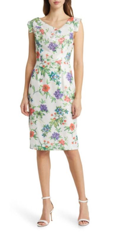 Black Halo - Jackie O Sheath Dress in Garden Party at Nordstrom