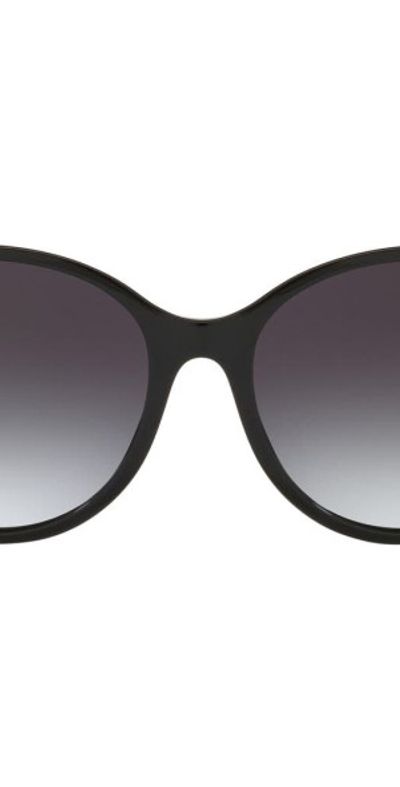 burberry - 55mm Cat Eye Sunglasses in Black/Grey Gradient at  display picture 3