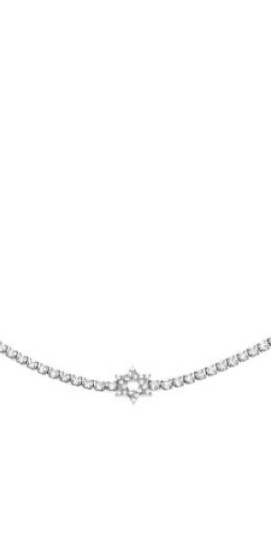 Sterling Silver Nordstrom Tennis Necklace BY ADINA EDEN Pave CZ