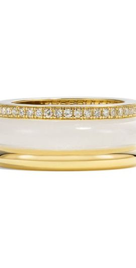 BY PARIAH BY PARIAH Slim Classic Set of 3 Stacking Rings in White Jasper at Nordstrom, Size 8