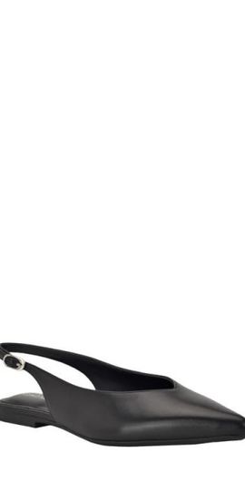 Calvin Klein Calvin Klein Galiana Slingback Pointed Toe Flat in Black at Nordstrom, Size 5