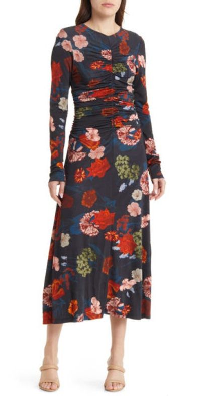 chinese dress ladies Cara Cara Danae Midi Dress L / Palm Pavillion Ivory
