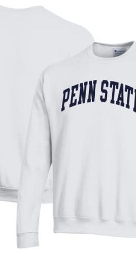 Champion Men's Champion  White Penn State Nittany Lions Basic Arch Fleece Pullover Sweatshirt at Nordstrom, Size X-Large