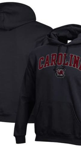 Champion Men's Champion  Black South Carolina Gamecocks Arch Over Logo Pullover Hoodie at Nordstrom, Size Large