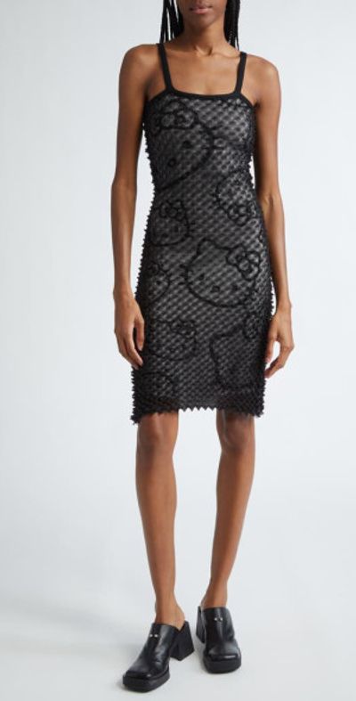 CHET LO - x Sanrio Hello Kitty Spike Knit Sweater Dress in Black/White at  Nordstrom, Size Small