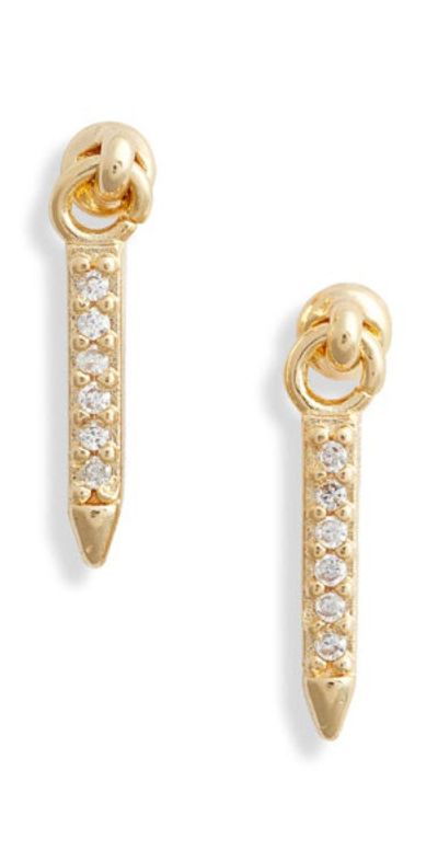 Child of Wild Child of Wild Falling Star Stud Earrings in Gold