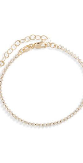 Child of Wild Child of Wild Reagan Cubic Zirconia Tennis Bracelet in Gold at Nordstrom