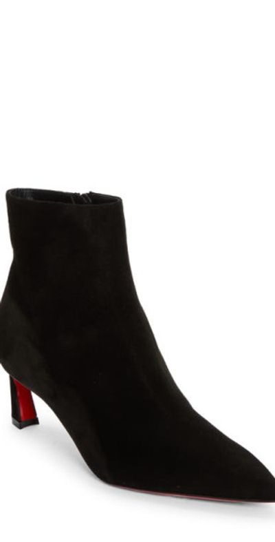 Christian Louboutin Christian Louboutin Condora Pointed Toe Bootie in Black at Nordstrom, Size 6Us