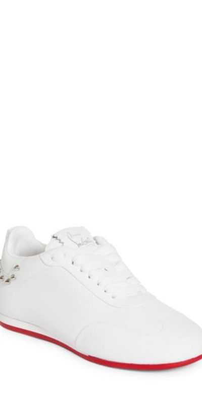 Christian Louboutin Christian Louboutin Eleonora Sneaker in White at Nordstrom, Size 5Us