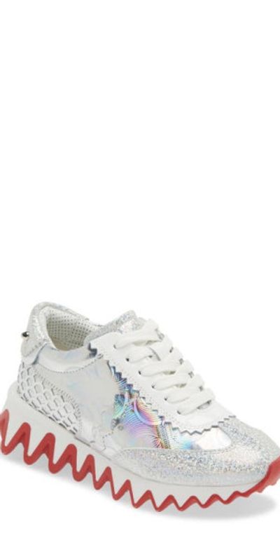 Christian Louboutin Kids' Mini Shark Sneaker in Version Ab