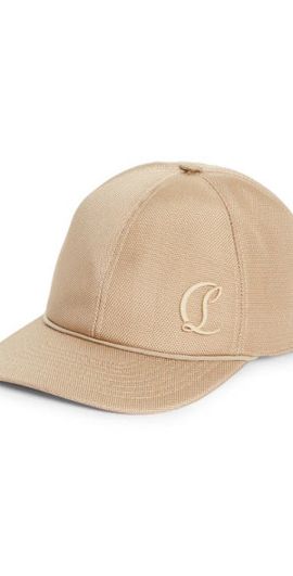 Christian Louboutin Christian Louboutin Mooncrest Active Monogram Canvas Baseball Cap in Saharienne at Nordstrom, Size Small