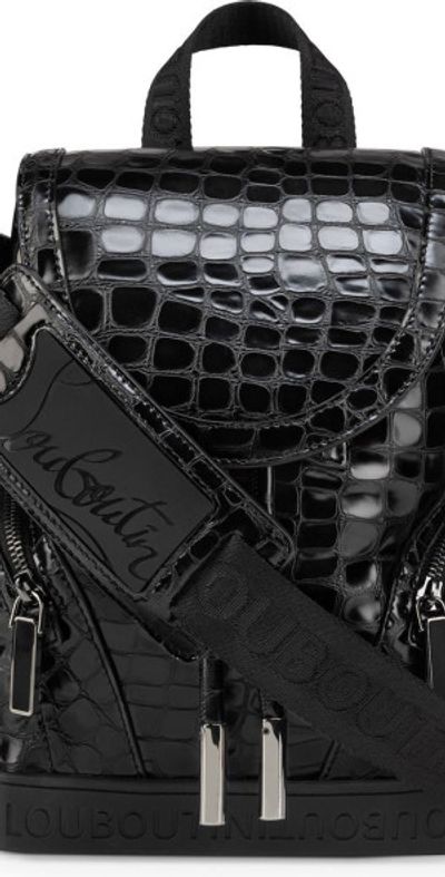 christian louboutin mini backpack Christian Louboutin Men's Funky Spikes Leather Backpack