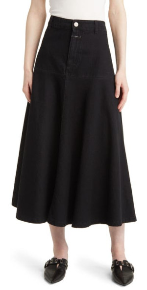 Nordstrom Rack Black Jean Skirt Nordstrom Closed Midi Denim Skirt