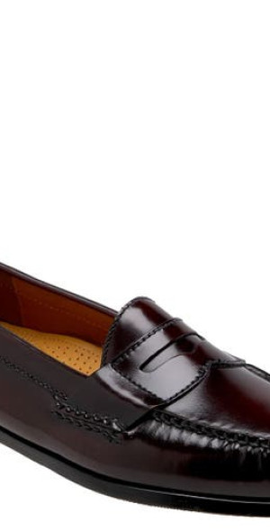 Chaussures Cole-Haan Pinch Penny 9 E – Bordeaux – Cuir – Slip-on – Neuf Sans Boîte