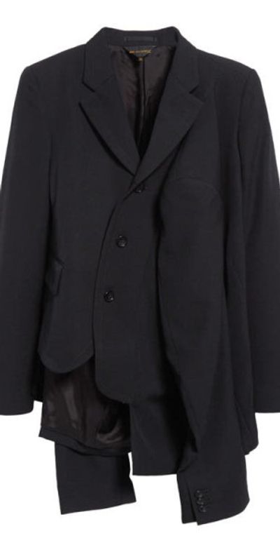 Comme des Garçons - Four-Sleeve Asymmetric Wool Gabardine Jacket 