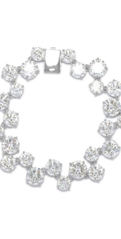 COMPLETEDWORKS COMPLETEDWORKS Cubic Zirconia Bracelet in Rhodium at Nordstrom