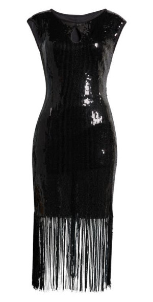 sachin and babi light blue dress Chic Chocolate Illusion Sheath Short Sequin Party Dress with Beaded Sequined Lace and Full Sleeves main image 0