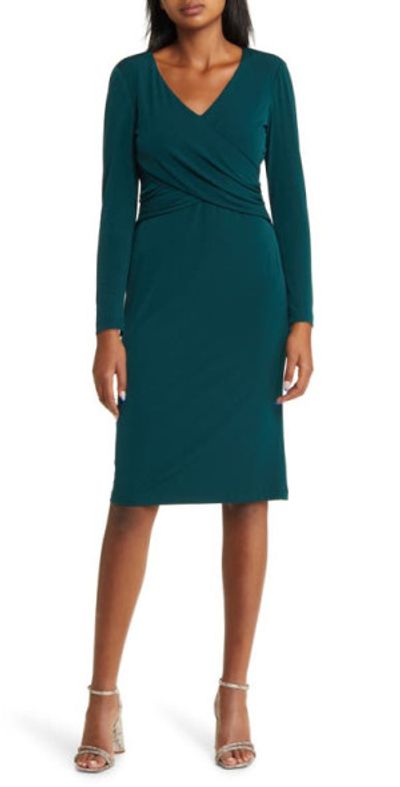 slim fit dress slacks Velvet One-Shoulder Gown main image 1